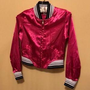 50's pink,white and black jacket